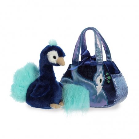 Fancy Pals : Pfau Mora mit Tasche | Kuscheltier.Boutique