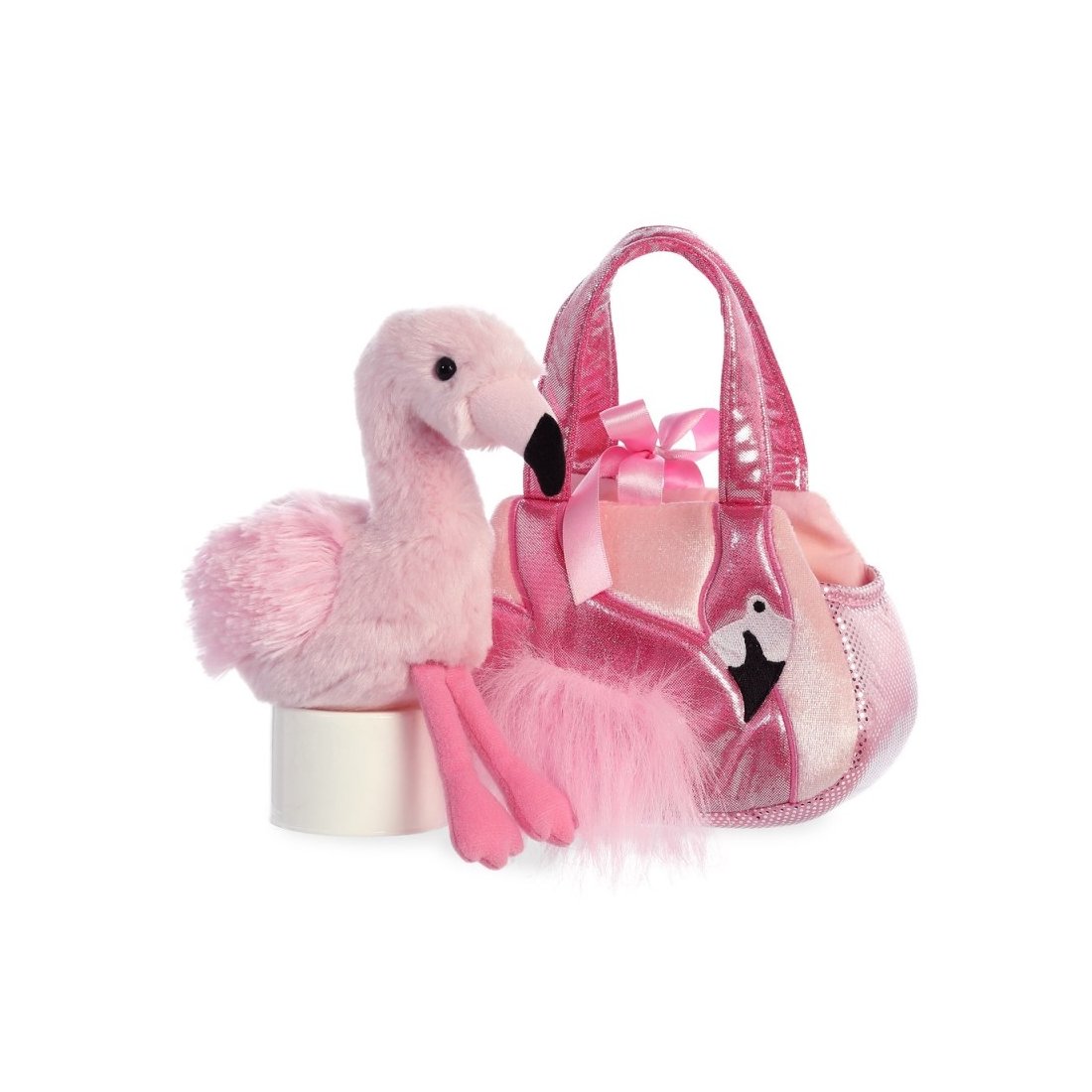 Fancy Pals: Flamingo Ava mit Tasche | Kuscheltier.Boutique Fancy Pals: Flamingo Ava mit Tasche | Kuscheltier.Boutique