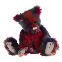 Charlie Bears Teddybär Higgledy dunkelrot | Kuscheltier.Boutique