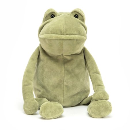 Jellycat Fergus Frog 33cm groß, Vorderseite Frosch  