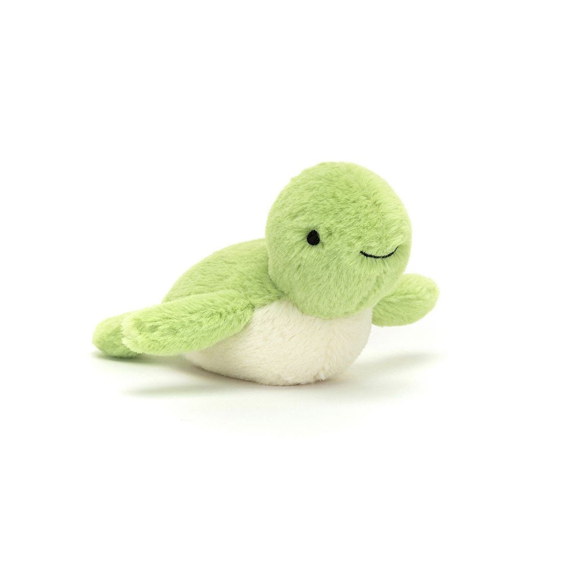 Jellycat Fluffy Turtle Vorderseite Schildkröte | Kuscheltier.Boutique