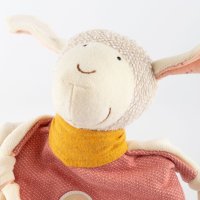 sigikid Tiny Tissue Schaf rosarot Gesicht Schmusetuch | Kuscheltier.Boutique