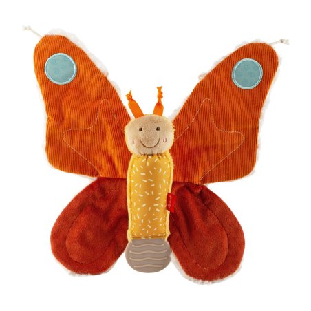 sigikid Yellow Sunshine Schmetterling orange Vorderseite Knister-Greifling | Kuscheltier.Boutique sigikid Yellow Sunshine Schmetterling orange Vorderseite Knister-Greifling | Kuscheltier.Boutique