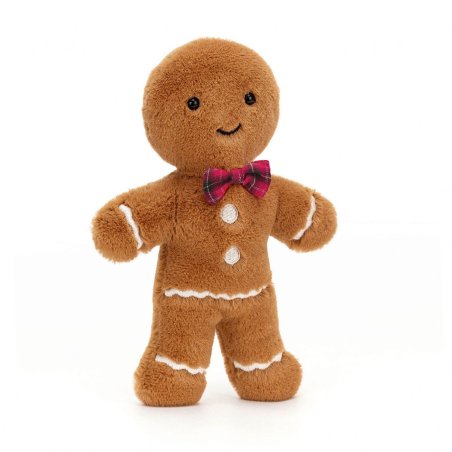 Jellycat Jolly Gingerbread Fred 18cm groß Vorderseite 