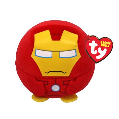 Ty Beanie Balls Marvel Iron Man Puffie Ty Beanie Balls Marvel Iron Man Puffie