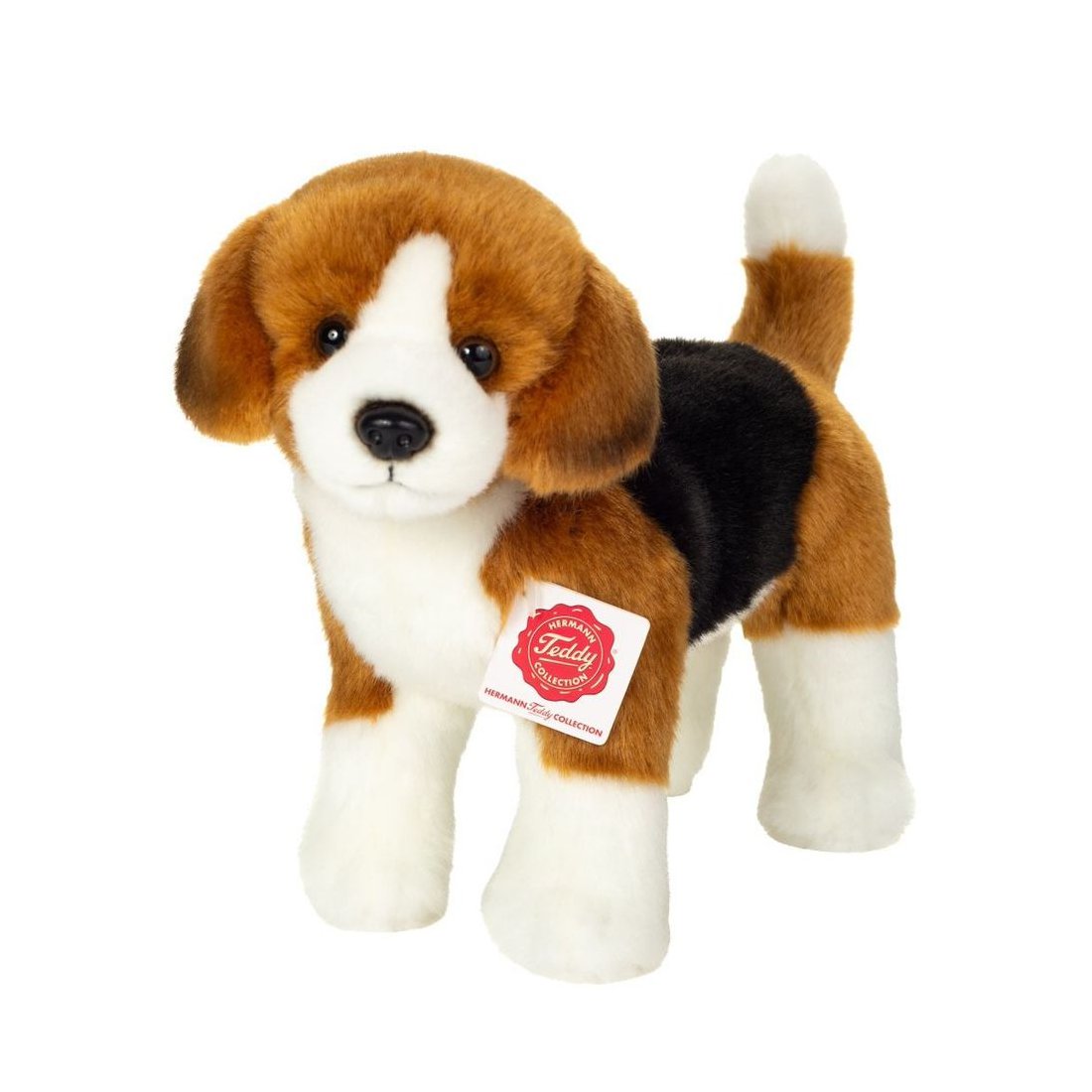 Hermann TEDDY Beagle stehend Vorderseite | Kuscheltier.Boutique