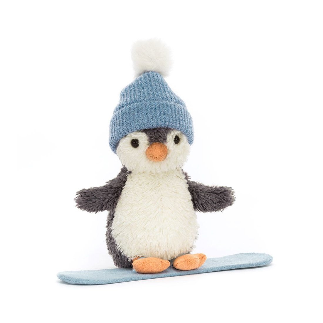 Jellycat Pinguin Peanut Penguin Snowboarding, Vorderseite 