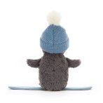 Jellycat Pinguin Peanut Penguin Snowboarding, Rückseite 