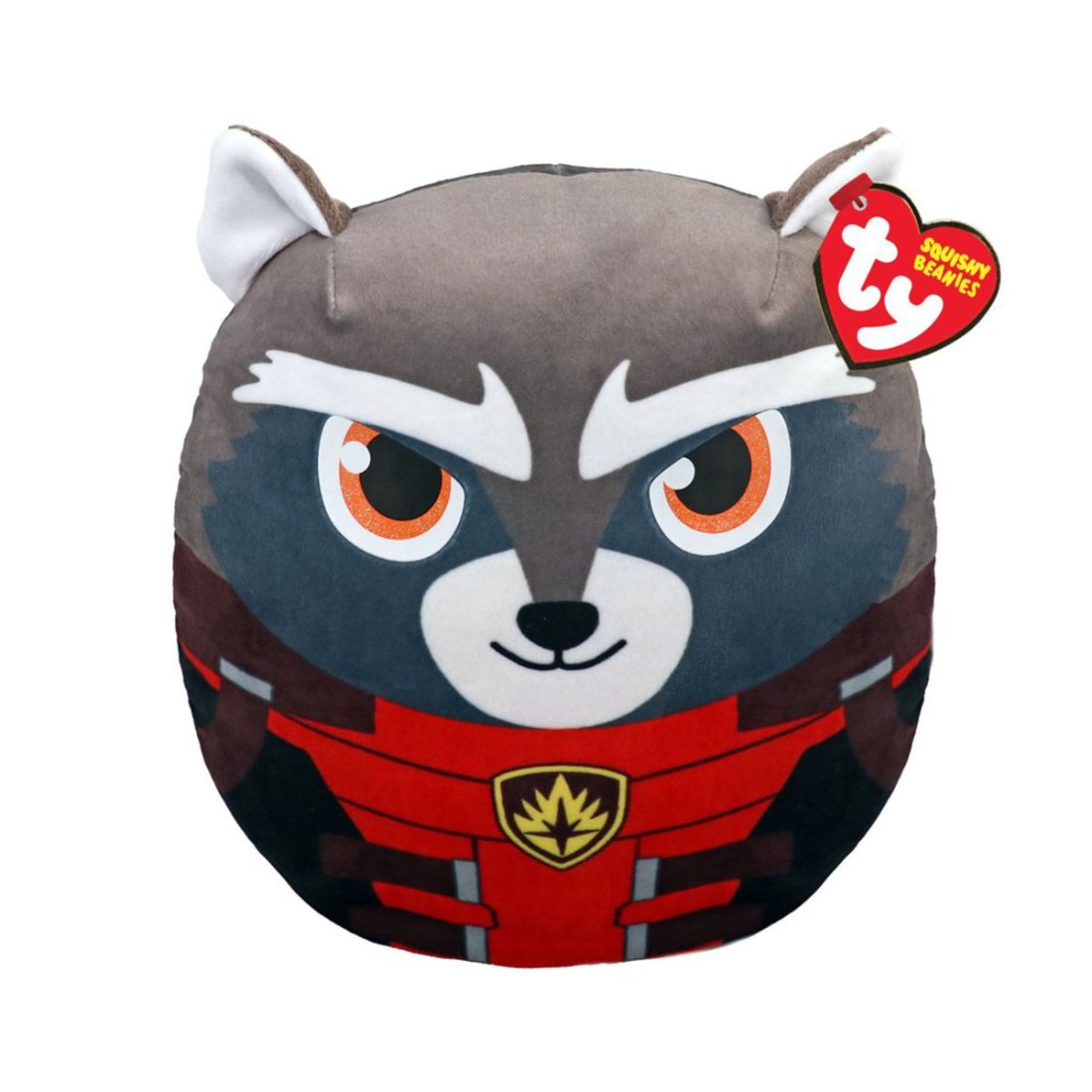 Ty Squish-a-Boos Waschbär Rocket Marvel Kuschelkissen | Kuscheltier.Boutique