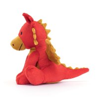 Jellycat Drache Darvin Dragon, rot-gold| Kuscheltier.Boutique