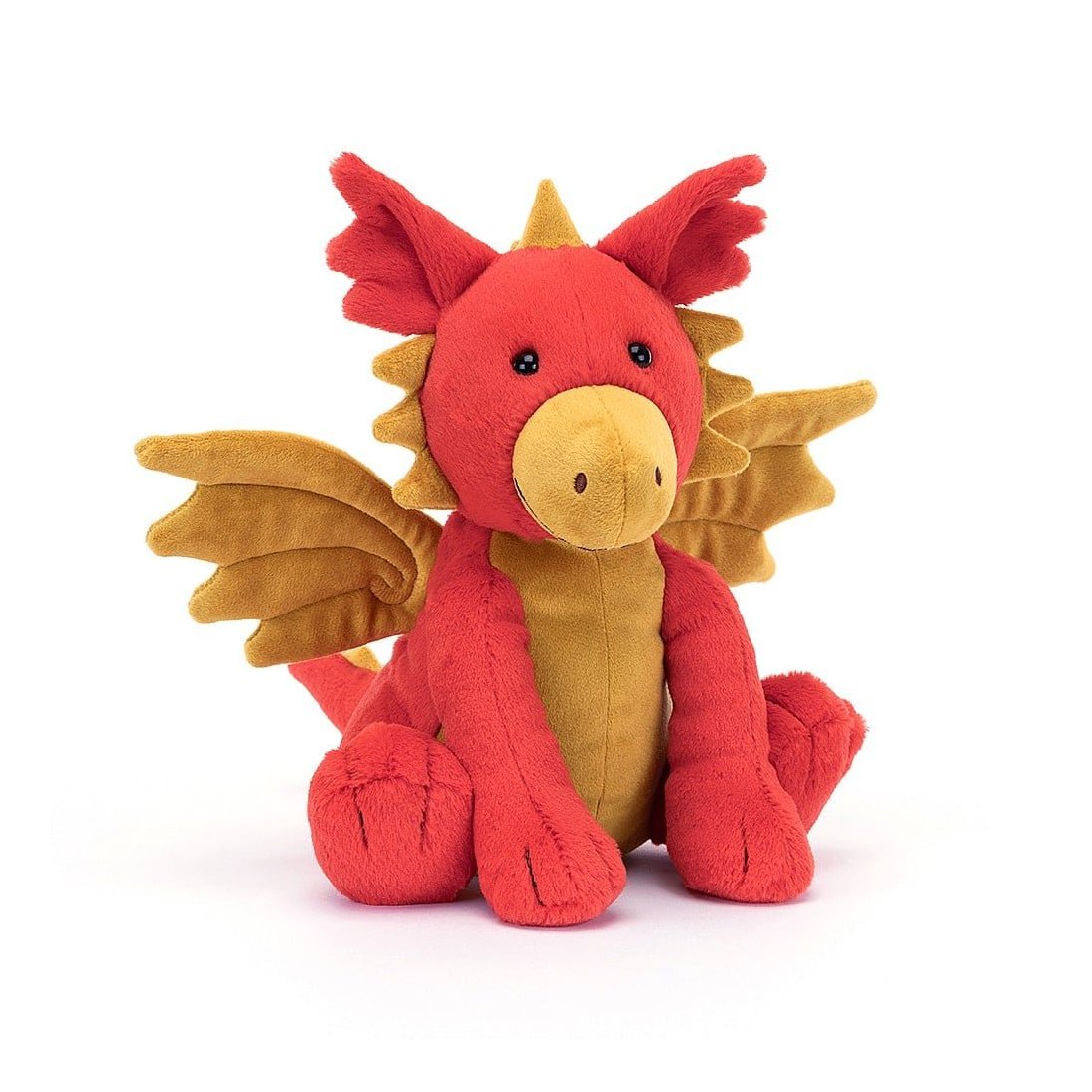 Jellycat Drache Darvin Dragon, Vorderseite | Kuscheltier.Boutique
