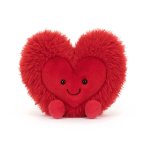 Jellycat Amuseables Beatie Heart 20cm groß, Vorderseite Herz 
