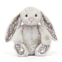 Jellycat Hase Blossom Silver Bunny Bloom 30cm groß, Vorderseite 
