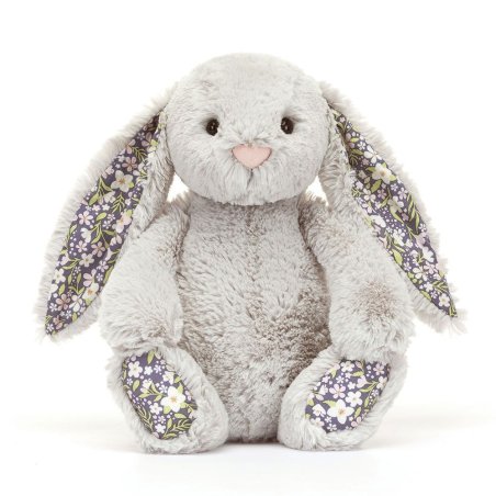 Jellycat Hase Blossom Silver Bunny Bloom 30cm groß, Vorderseite 