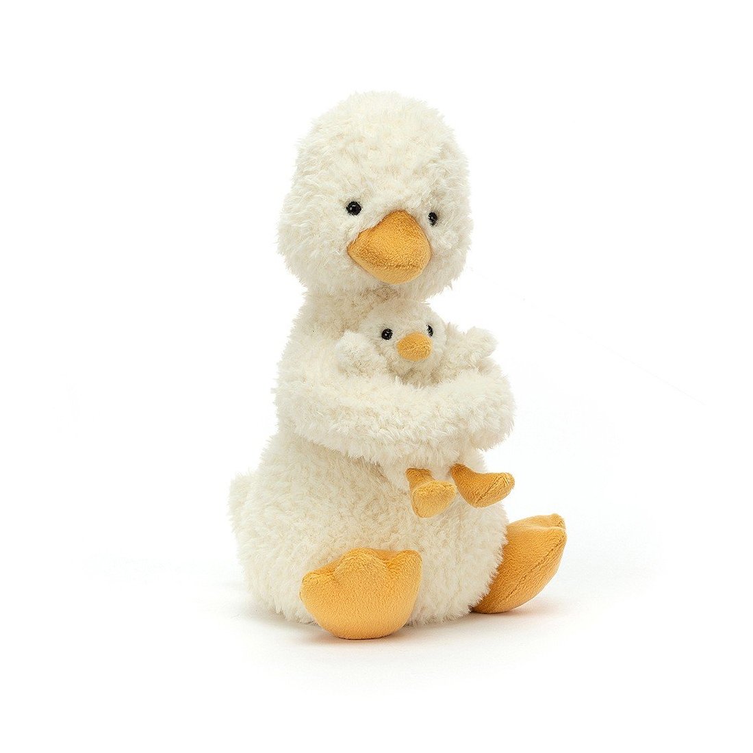 Jellycat Ente Huddles mit Küken Vorderseite | Kuscheltier.Boutique