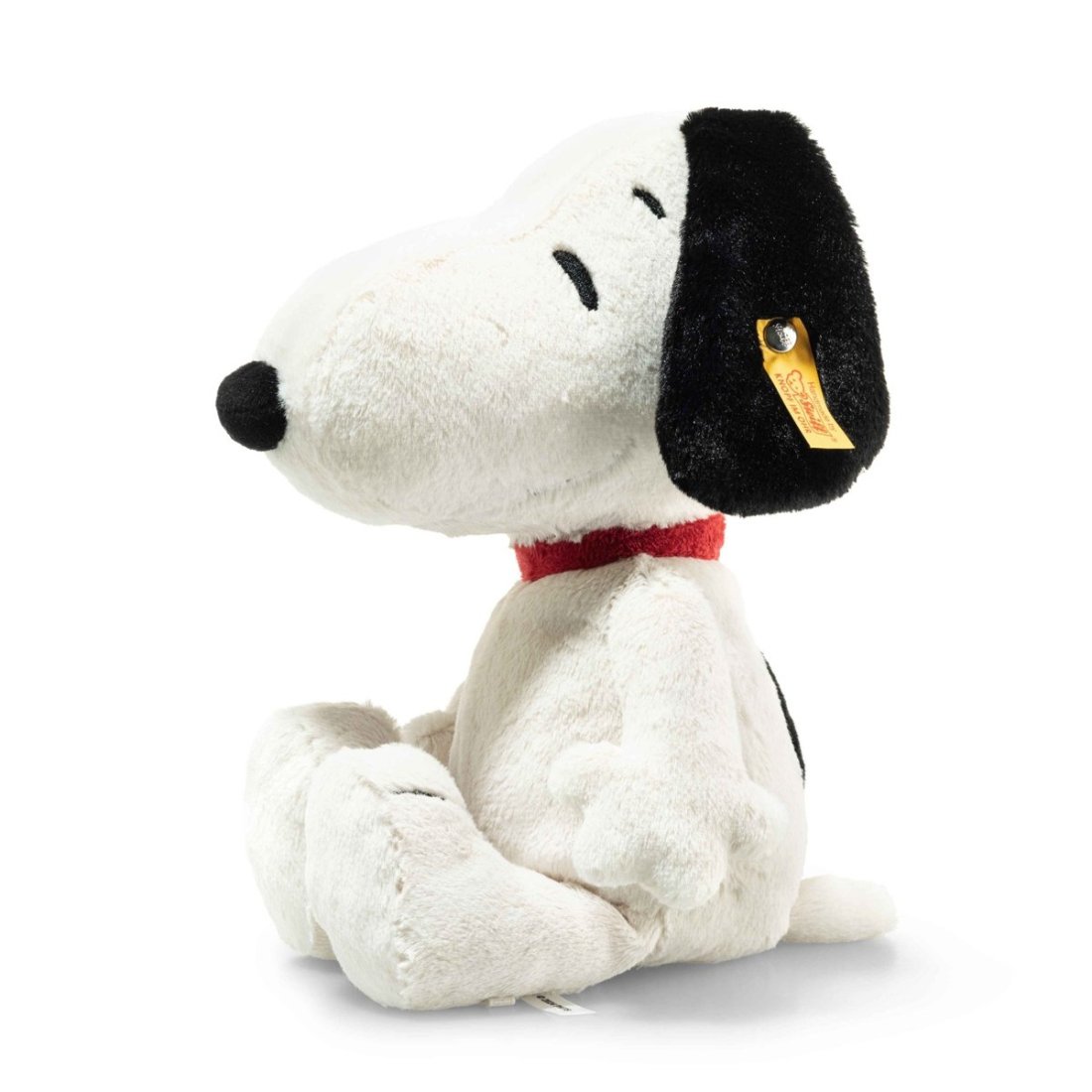 Steiff Disney Originals Kuscheltier Hund Snoopy, weiß mit schwarzen Ohren