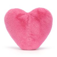 Jellycat Amuseables Plüsch Herz pink mit Beinchen 20cm Rückseite | Kuscheltier.Boutique