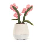Jellycat Orchidee Amuseables Pink Orchid Rückseite | Kuscheltier.Boutique