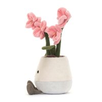 Jellycat Orchidee Amuseables Pink Orchid sitzend | Kuscheltier.Boutique
