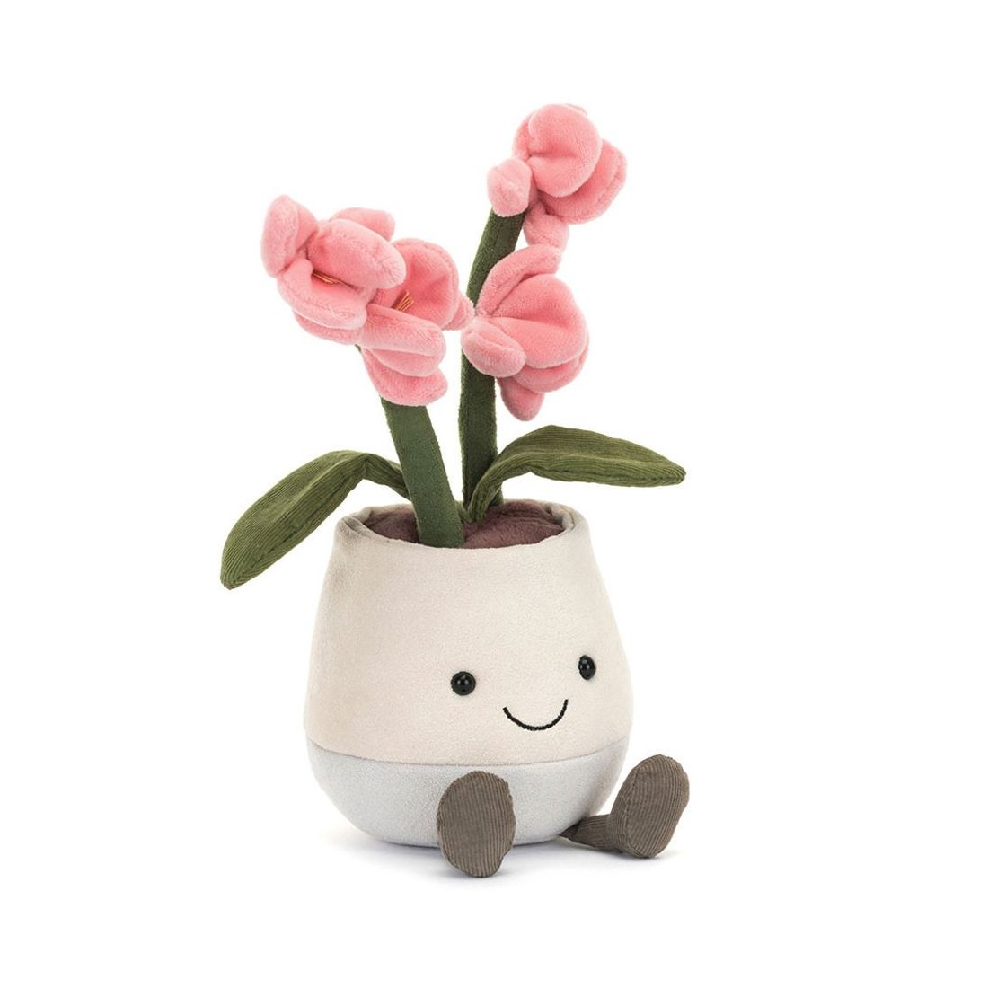 Jellycat Orchidee Amuseables Pink Orchid Vorderseite | Kuscheltier.Boutique