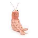 Jellycat Garnele Sheldon Shrimp Vorderseite Kuscheltier.Boutique