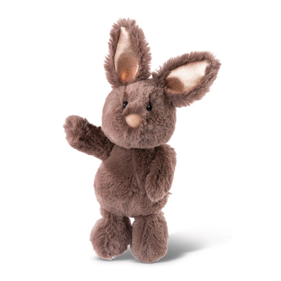 NICI Spring Rabbits 2021 Hase dunkelbraun, Vorderseite | Kuscheltier.Boutique
