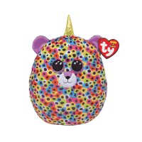 Ty Squish-a-Boos Kuscheltier Leopard Giselle mit Horn 20cm groß 