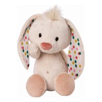 NICI Hase My NICI Bunny 2024 cremebeige mit bunt gefleckten Ohren | Kuscheltier.Boutique