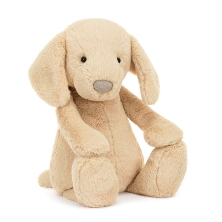 Jellycat Hund Bashful Luxe Puppy Orlando 50cm groß, Vorderseite 