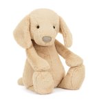 Jellycat Hund Bashful Luxe Puppy Orlando 50cm groß, Vorderseite 