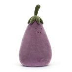 Jellycat Vivacious Vegetable Aubergine 40cm Vorderseite | Kuscheltier.Boutique