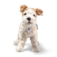 Steiff Originals Foxterrier Foxie dreifarbig Vorderseite | Kuscheltier.Boutique