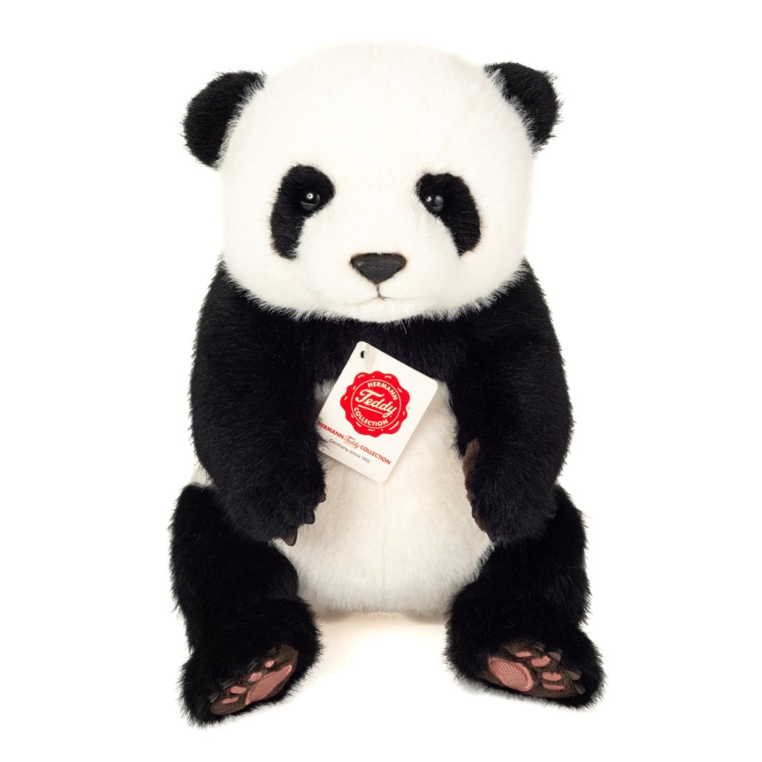 Hermann TEDDY Panda Bär sitzend Vorderseite | Kuscheltier.Boutique