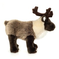 Hermann TEDDY Rentier braun-weiß stehend | Kuscheltier.Boutique