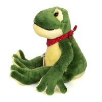 Hermann TEDDY Schlenkerfrosch sitzend | Kuscheltier.Boutique