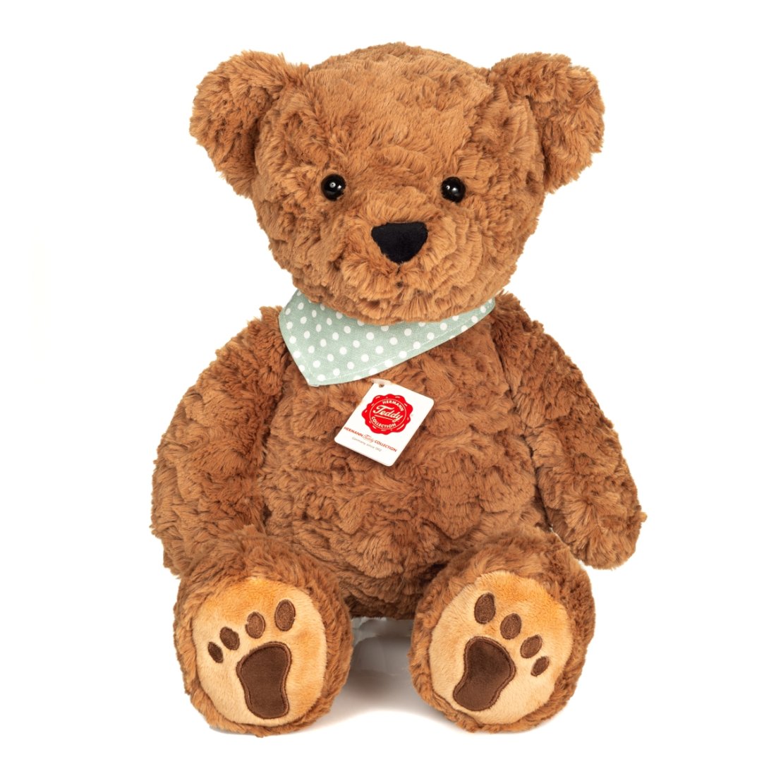 Hermann TEDDY Teddy Bär braun mit Halstuch | Kuscheltier.Boutique
