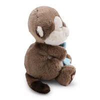 NICI Sleeping Pets Otter mit Fisch sitzend | Kuscheltier.Boutique