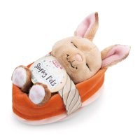 NICI Sleeping Pets Hase mit Karotte und Etikett | Kuscheltier.Boutique