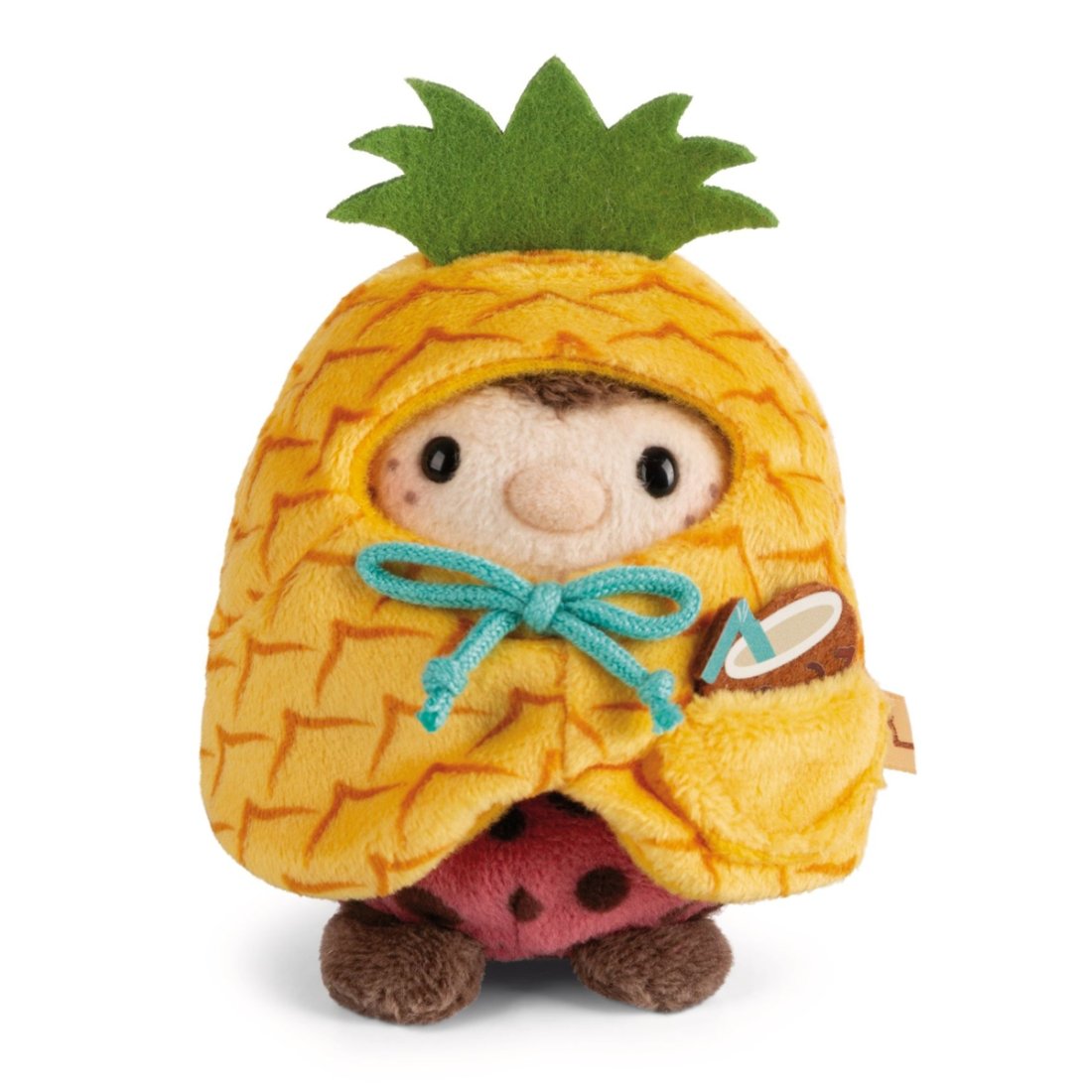 NICI mymochi Marienkäfer Dozz mit Kokosnuss + Ananaskostüm | Kuscheltier.Boutique