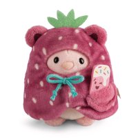 NICI mymochi Hase Pibu mit Softeis + Erdbeerkostüm | Kuscheltier.Boutique