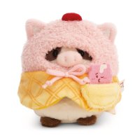 NICI mymochi Kuh Moona mit Milch-Shake + Softeiskostüm | Kuscheltier.Boutique