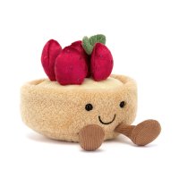 Jellycat Amuseables Fleurette Tarte aux Fraises | Kuscheltier.Boutique