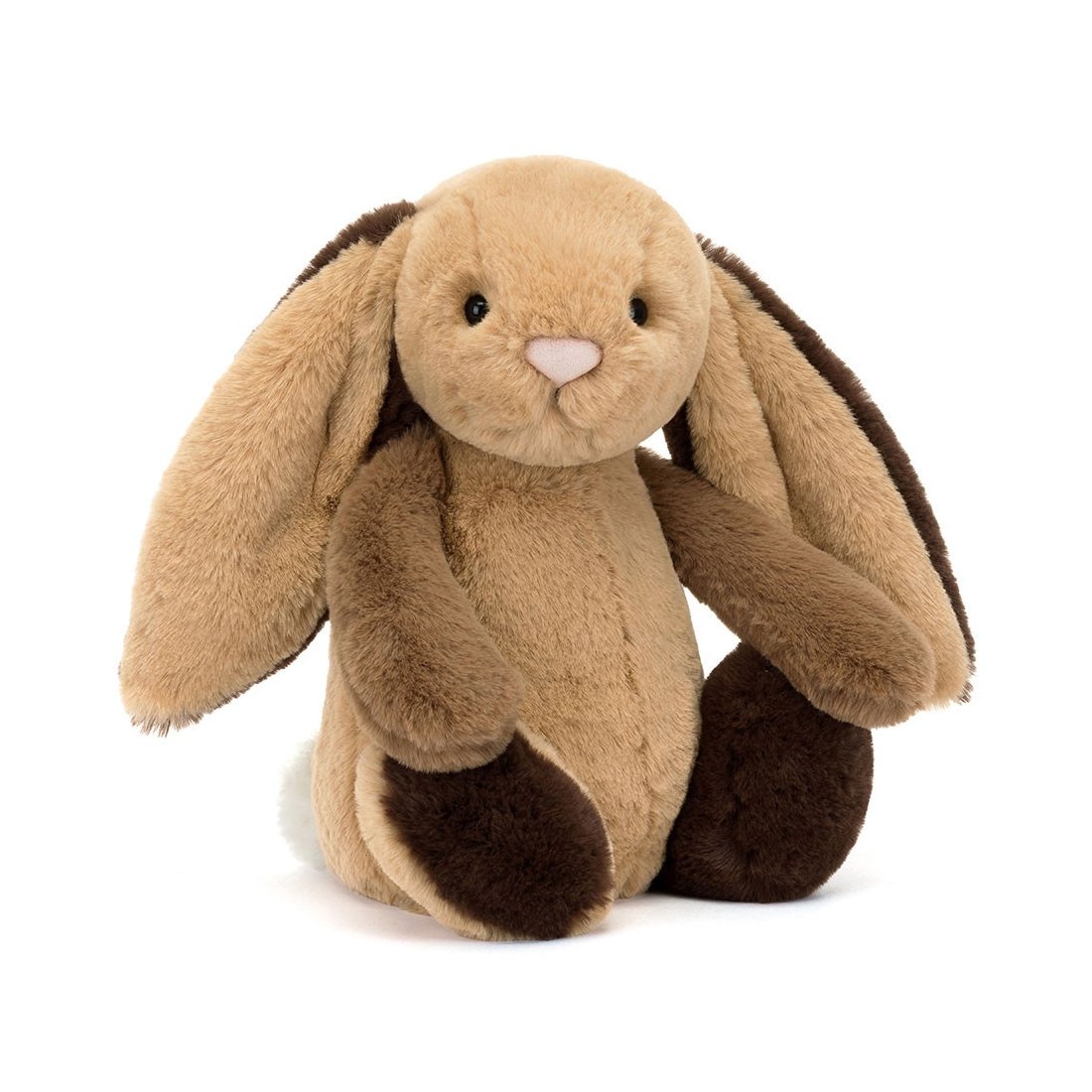 Jellycat Hase Bashful Patchwork Brown Bunny | Kuscheltier.Boutique