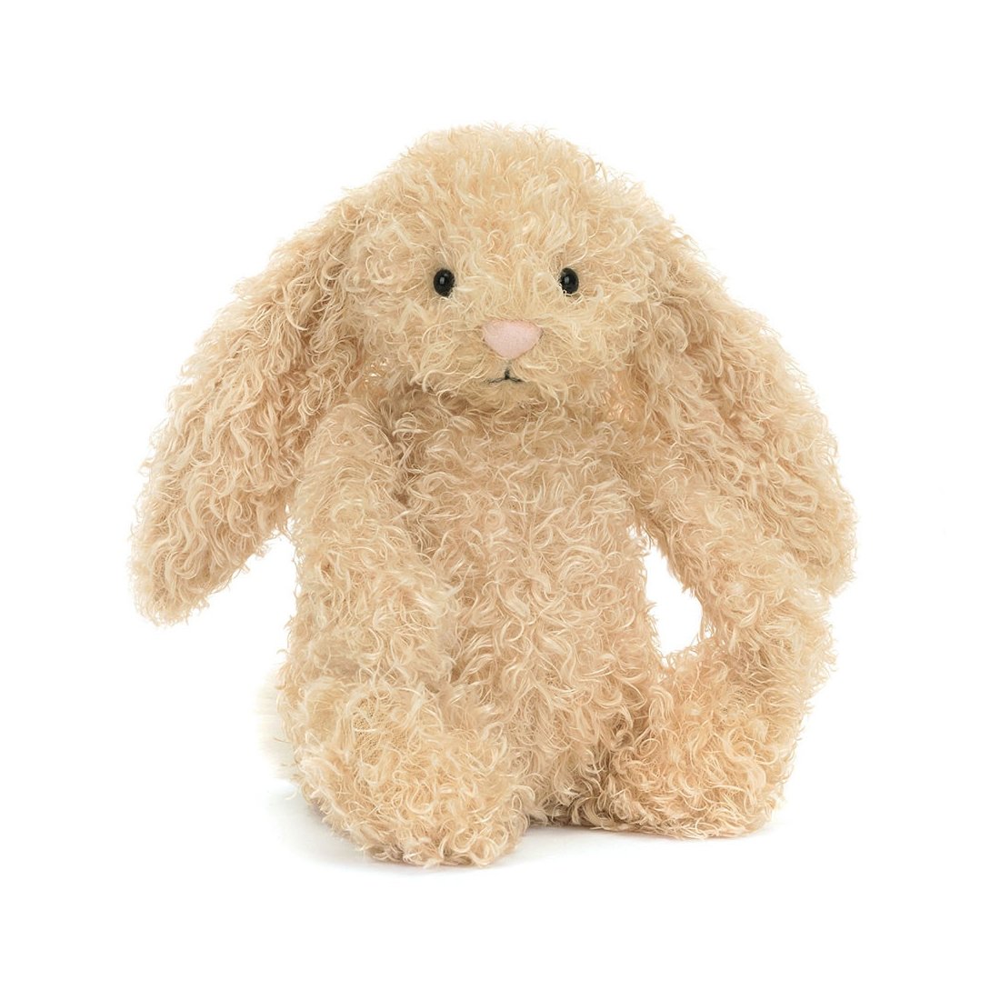 Jellycat Hase Bashful Luxe Bunny Curly 30cm Vorderseite | Kuscheltier.Boutique
