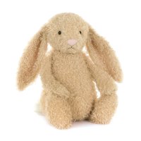 Jellycat Hase Bashful Luxe Bunny Curly 50cm groß, Vorderseite 