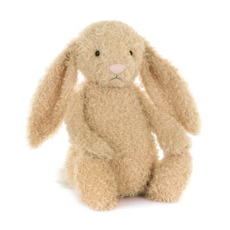 Jellycat Hase Bashful Luxe Bunny Curly 50cm groß, Vorderseite 