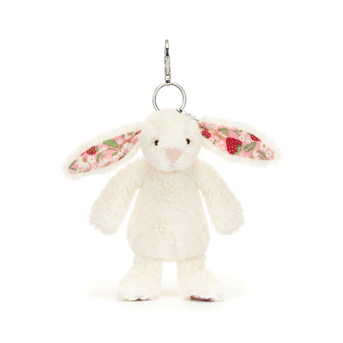 Jellycat Hase Blossom Creme Bunny Berry Vorderseite Anhänger | Kuscheltier.Boutique