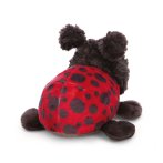 NICI Marienkäfer Dotti-Lotti liegend Rückseite | Kuscheltier.Boutique
