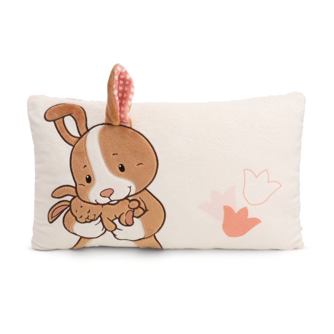 NICI Meadow Friends Hase Hopsala Kissen Vorderseite | Kuscheltier.Boutique