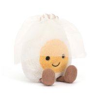 Jellycat Amuseables Boiled Egg Bride Vorderseite Braut | Kuscheltier.Boutique